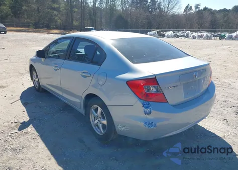 2012 Honda Civic Natural Gas from USA, damaged, VIN 19XFB5F52CE001716